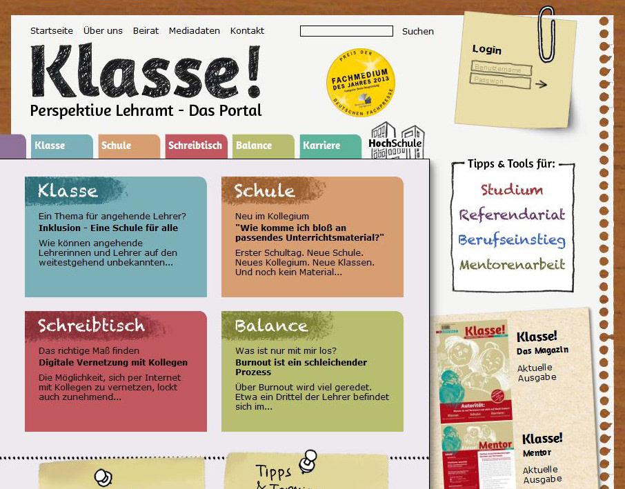 Klasse! Perspektive Lehramt