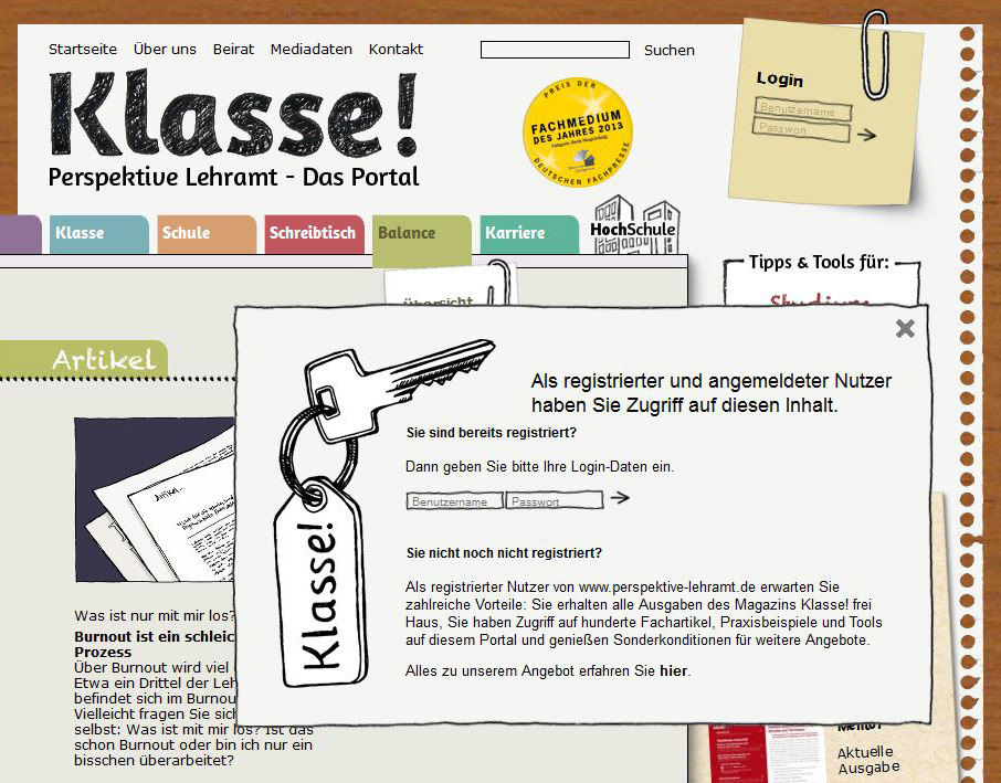 Klasse! Perspektive Lehramt